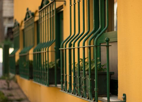 upcycled planters in urban garden