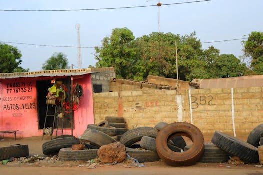 upcycled tire planters