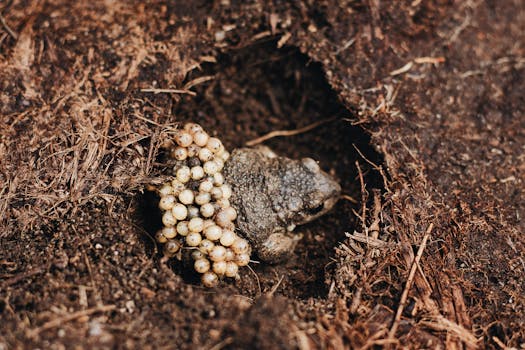 recycled egg cartons filled with soil