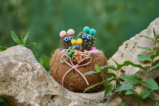 colorful wheelbarrow planter