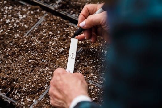 seed starting setup