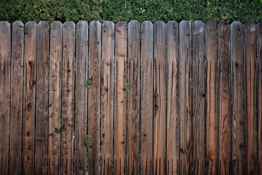 Vertical Garden Made from Old Fences