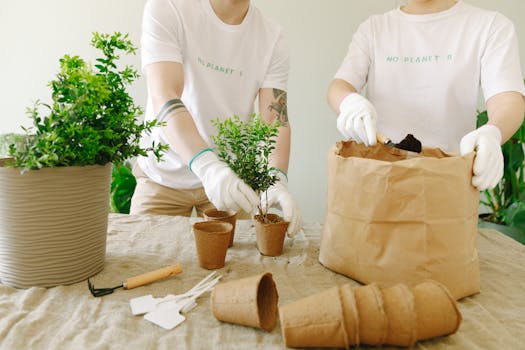 DIY paper pots for seed starting