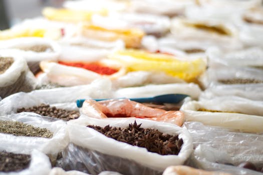 variety of seed packets at a local market